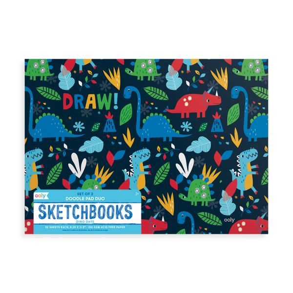 Dino Days Doodle Pad Due Sketchbooks