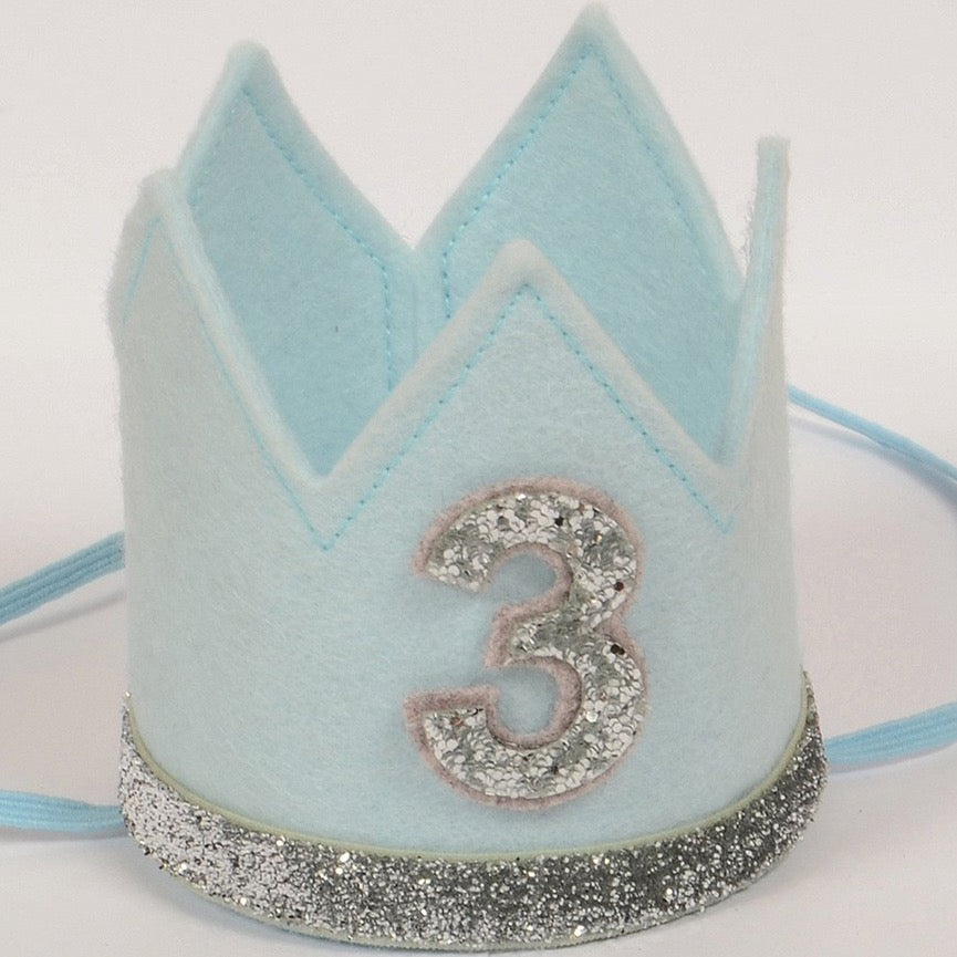 Birthday Crown | Blue & Silver | 3