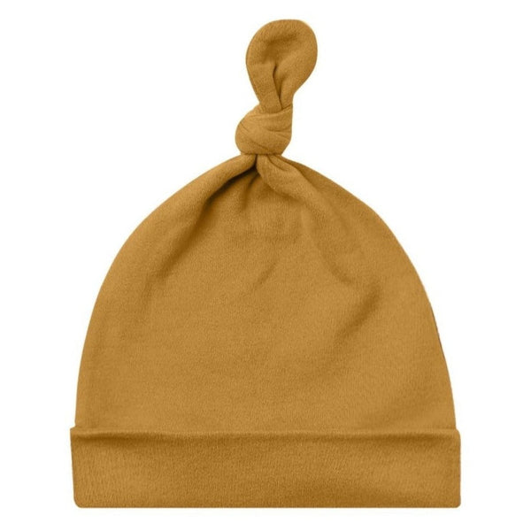 Knotted Baby Hat | Ocre