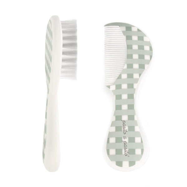 Brush And Comb | Green Checks