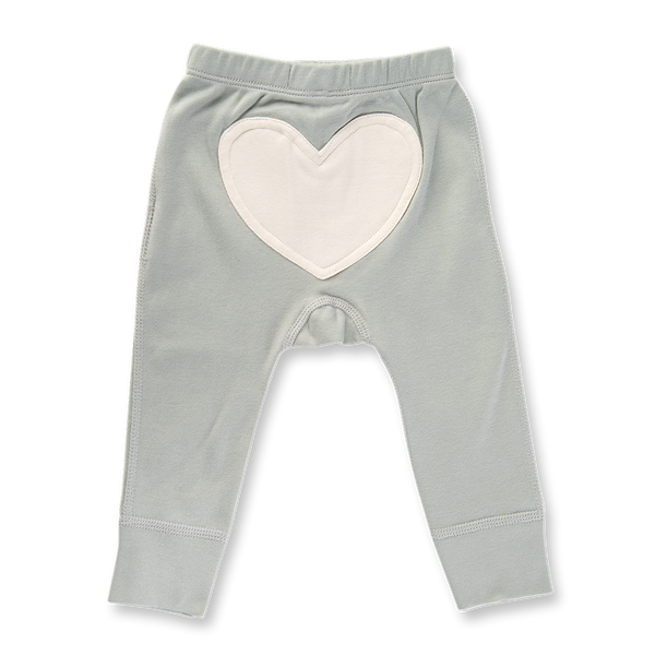 Dove Grey Heart Pants