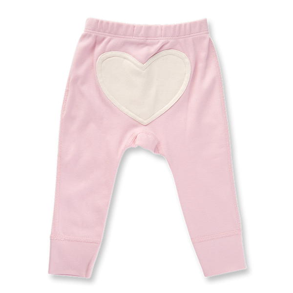 Dusty Pink Heart Pants