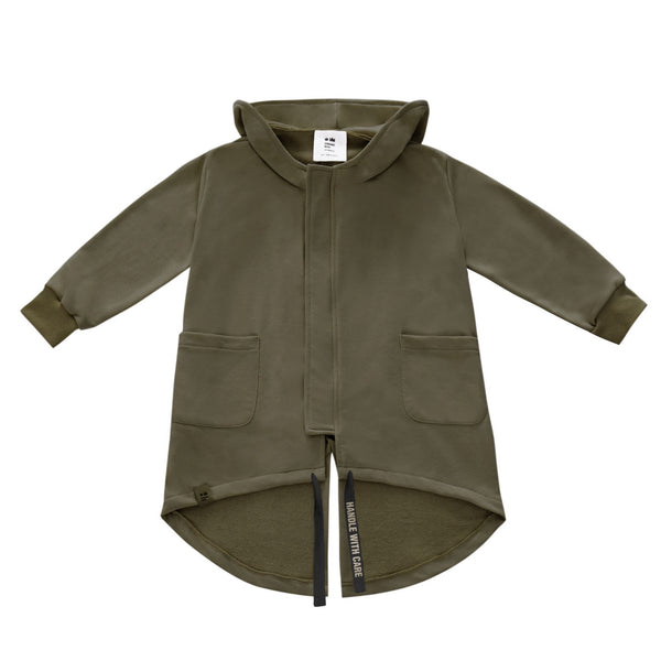 Terry Hooded Jacket | Olive