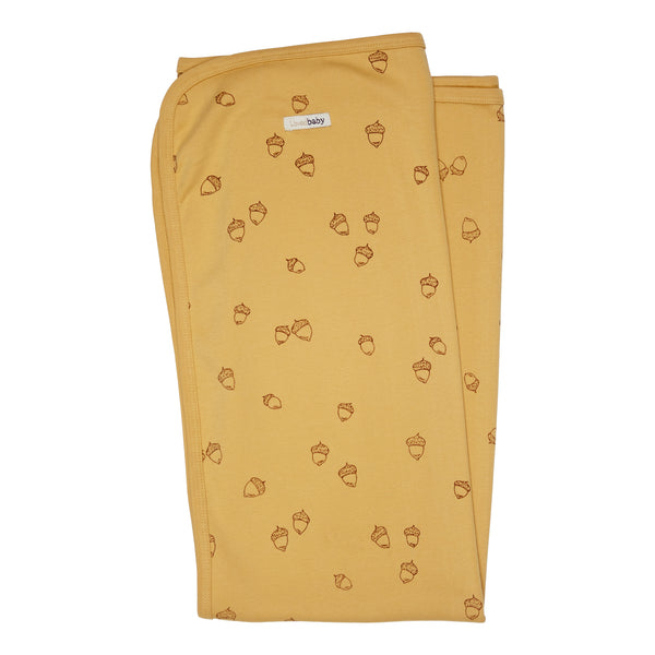 Organic Swaddling Blanket Print | Honey Acorn