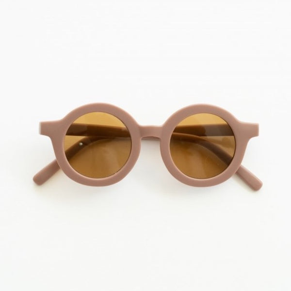 Original Round Sustainable Kids Sunglasses | Burlwood