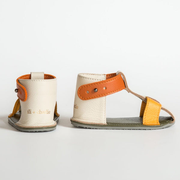 T-Strap Sandal | Coloblock