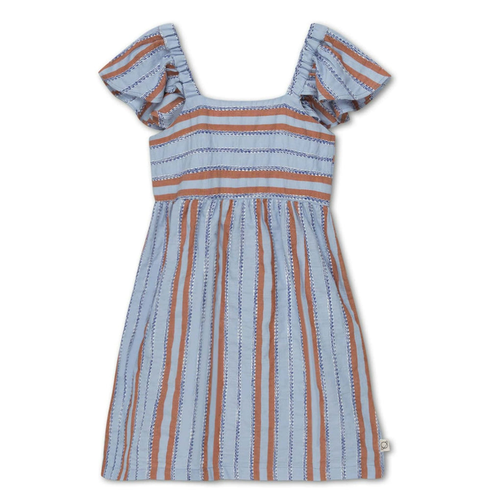 white christmas dresses Striped Denim Dress Unique / 10 Years