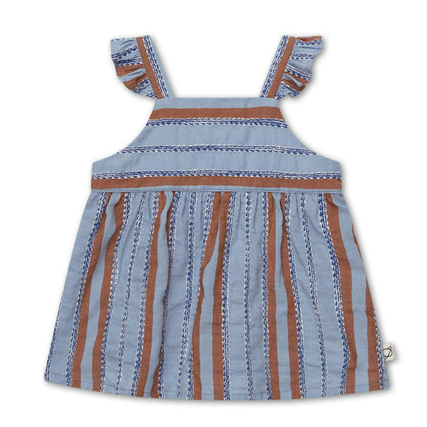 Striped Denim Baby Dress | Unique
