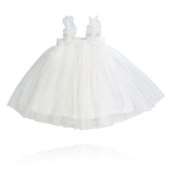 Dolly 2 Way Tutu Dress Beach Cover Up | Off White