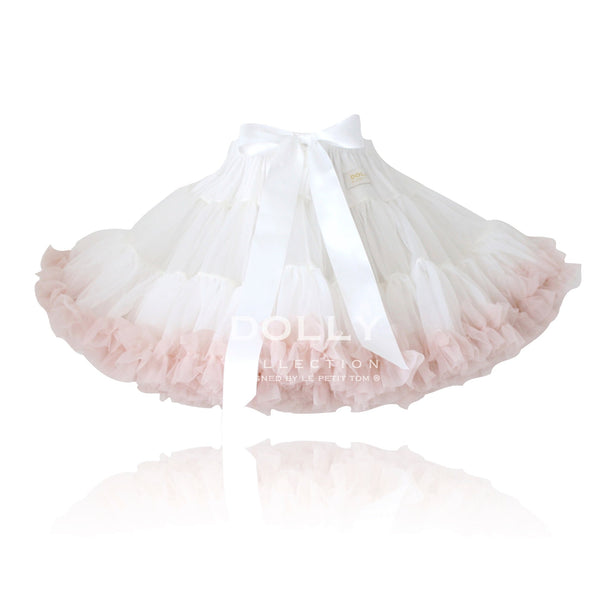 Dolly By Le Petit Tom Sweet Queen Pettiskirt | Off White Ballet Pink