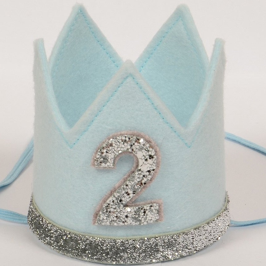 Birthday Crown | Blue & Silver | 2