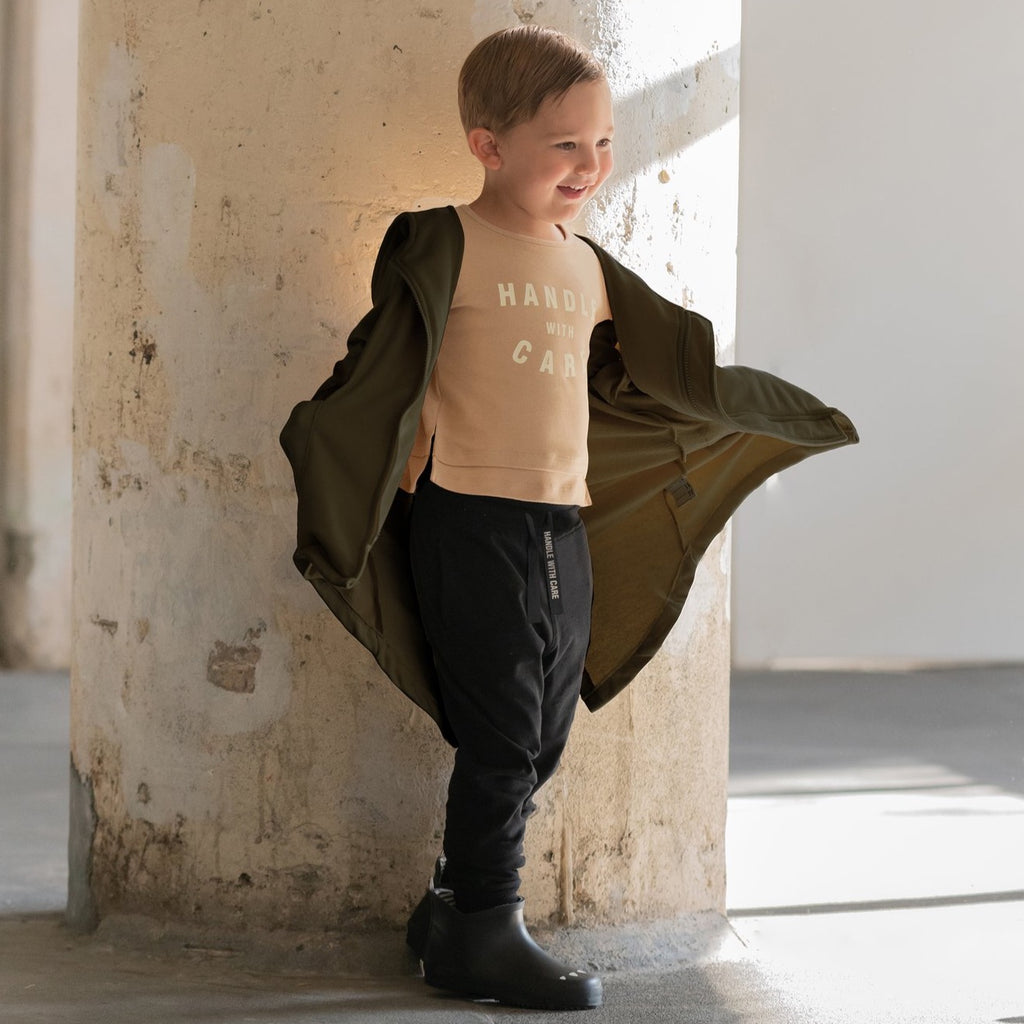 Terry Hooded Jacket | Olive