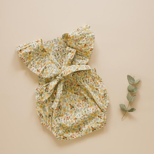 Honey Floral Vintage Romper