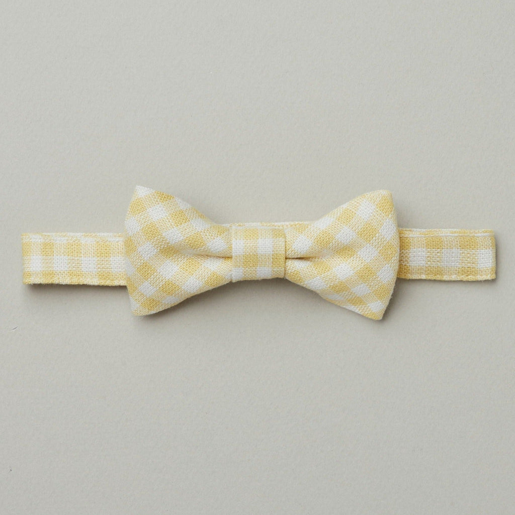 Bow Tie | Lemon Gingham