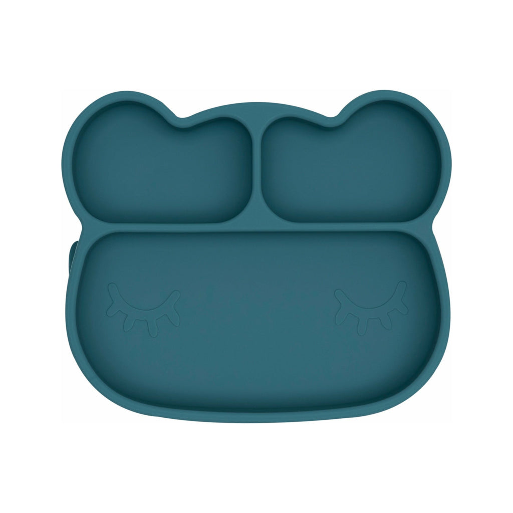 Bear Stickie Plate | Blue Dusk