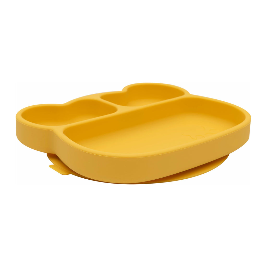 Bear Stickie Plate | Yellow