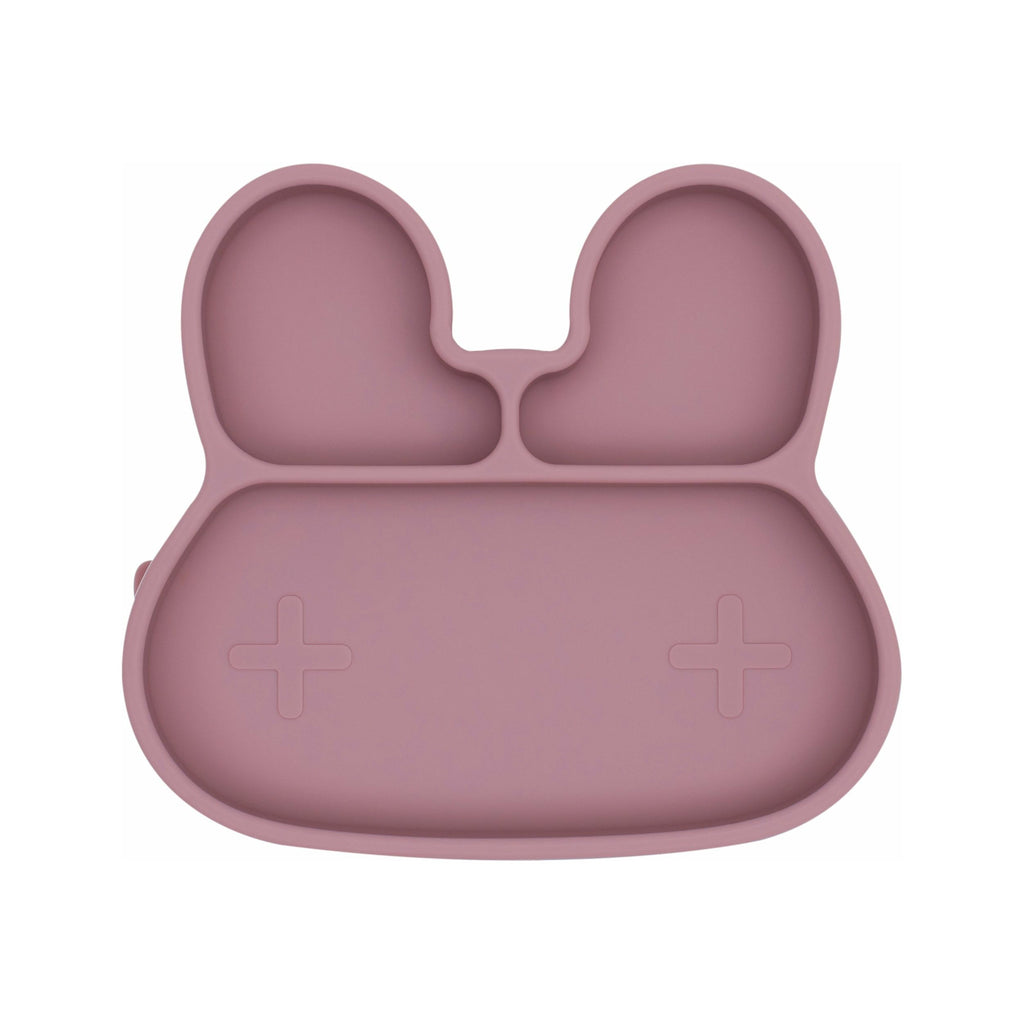 Bunny Stickie Plate | Dusty Rose