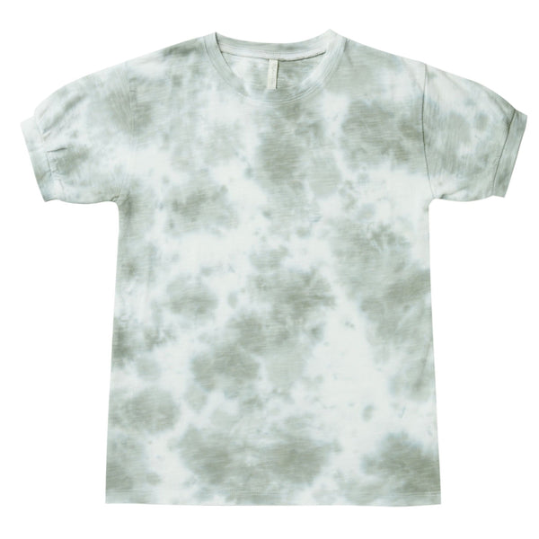 Jersey Shirt Dress | Aqua Tie Dye