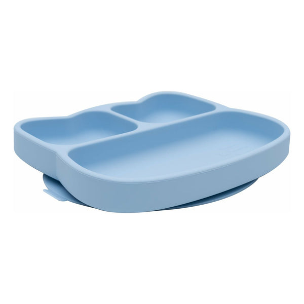 Cat Stickie Plate | Powder Blue