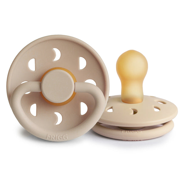 Moon Phase Natural Rubber Baby Pacifier | Croissant