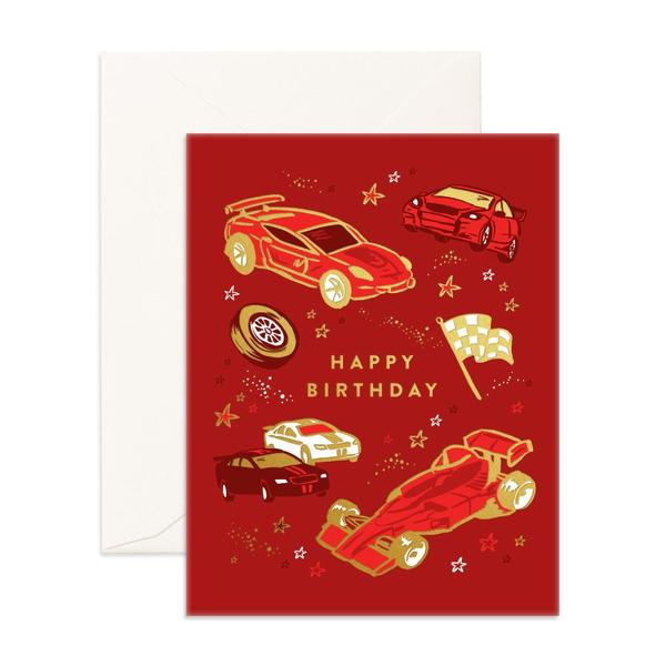 Greeting Card | Happy Birthday | Cars