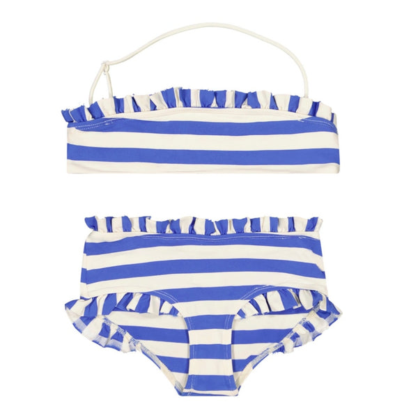 Nina & Nevada Bikini Set | Stripe Blue