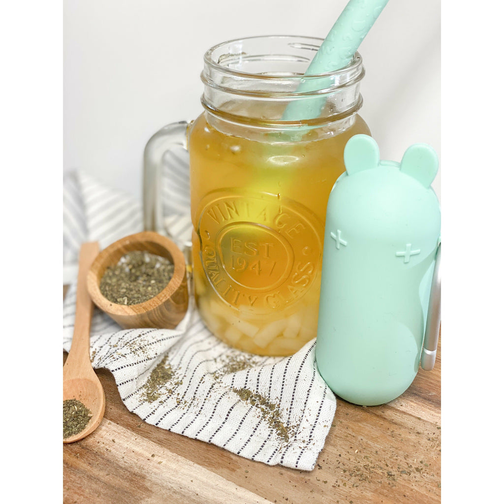 Keepie & Bubble Tea Straw Set | Mint