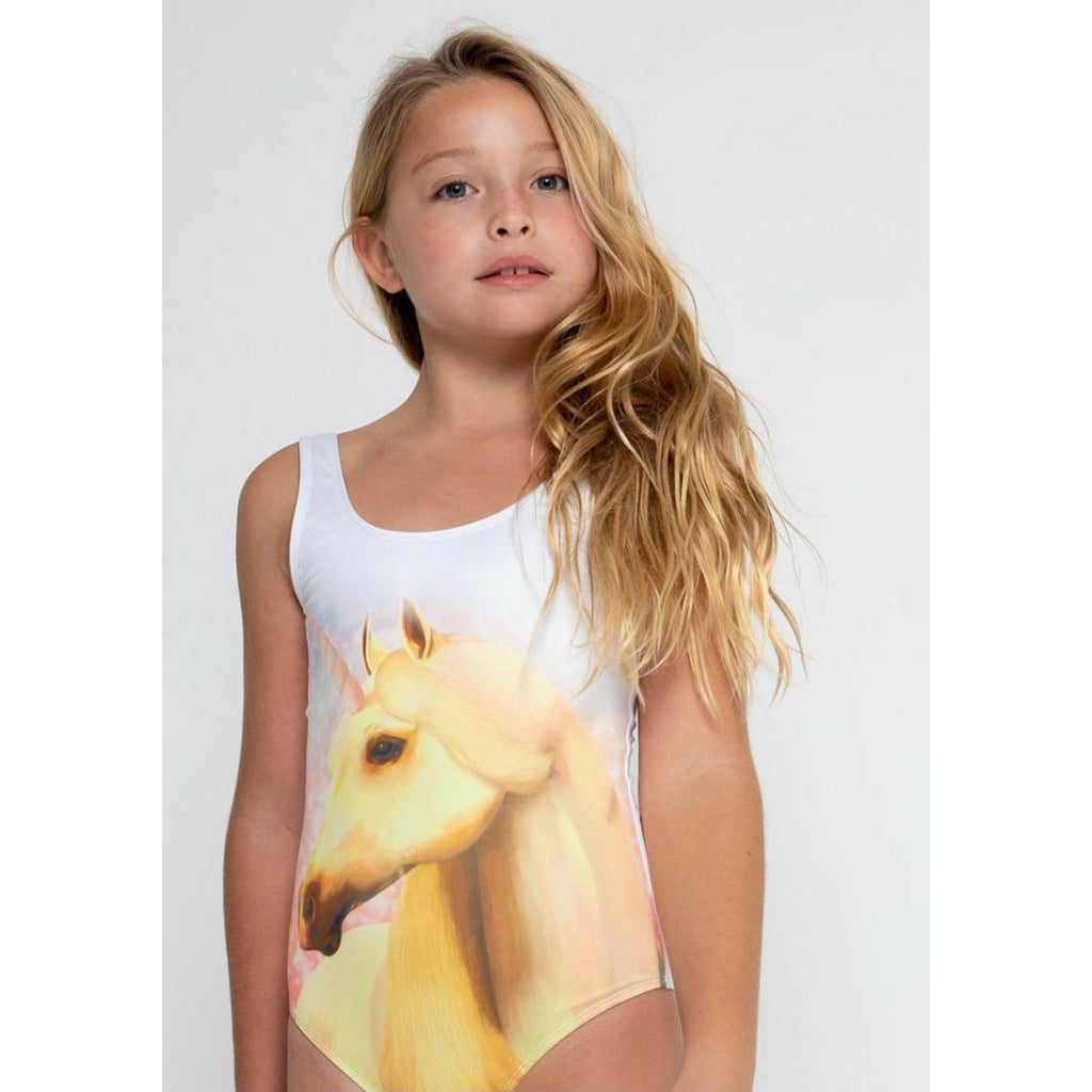Unicorn Print Swimsuit