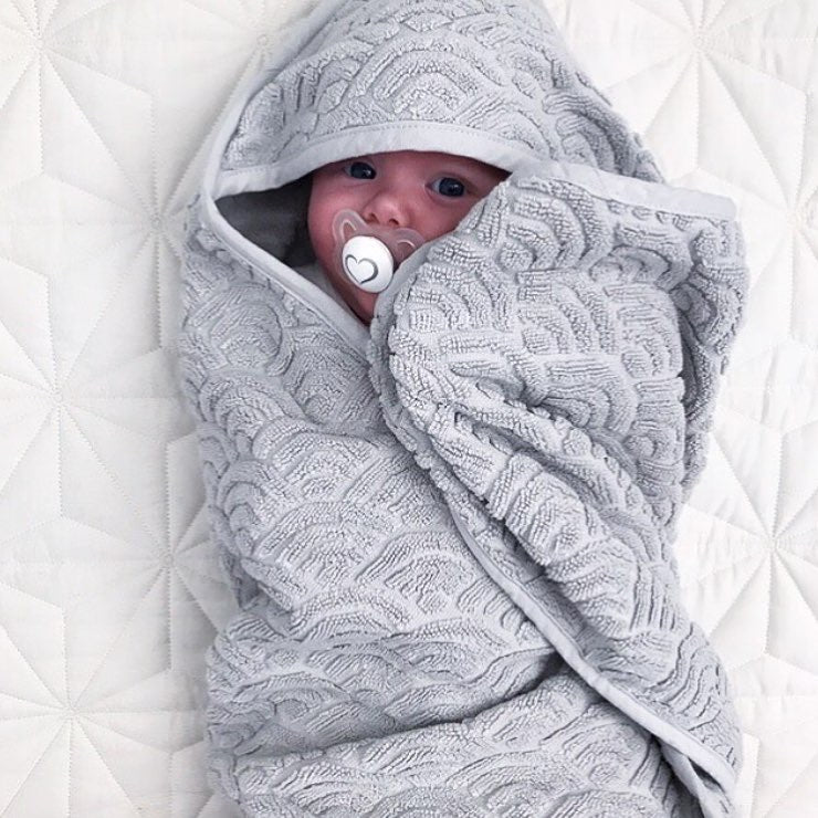 Hooded Baby Towel | Gray