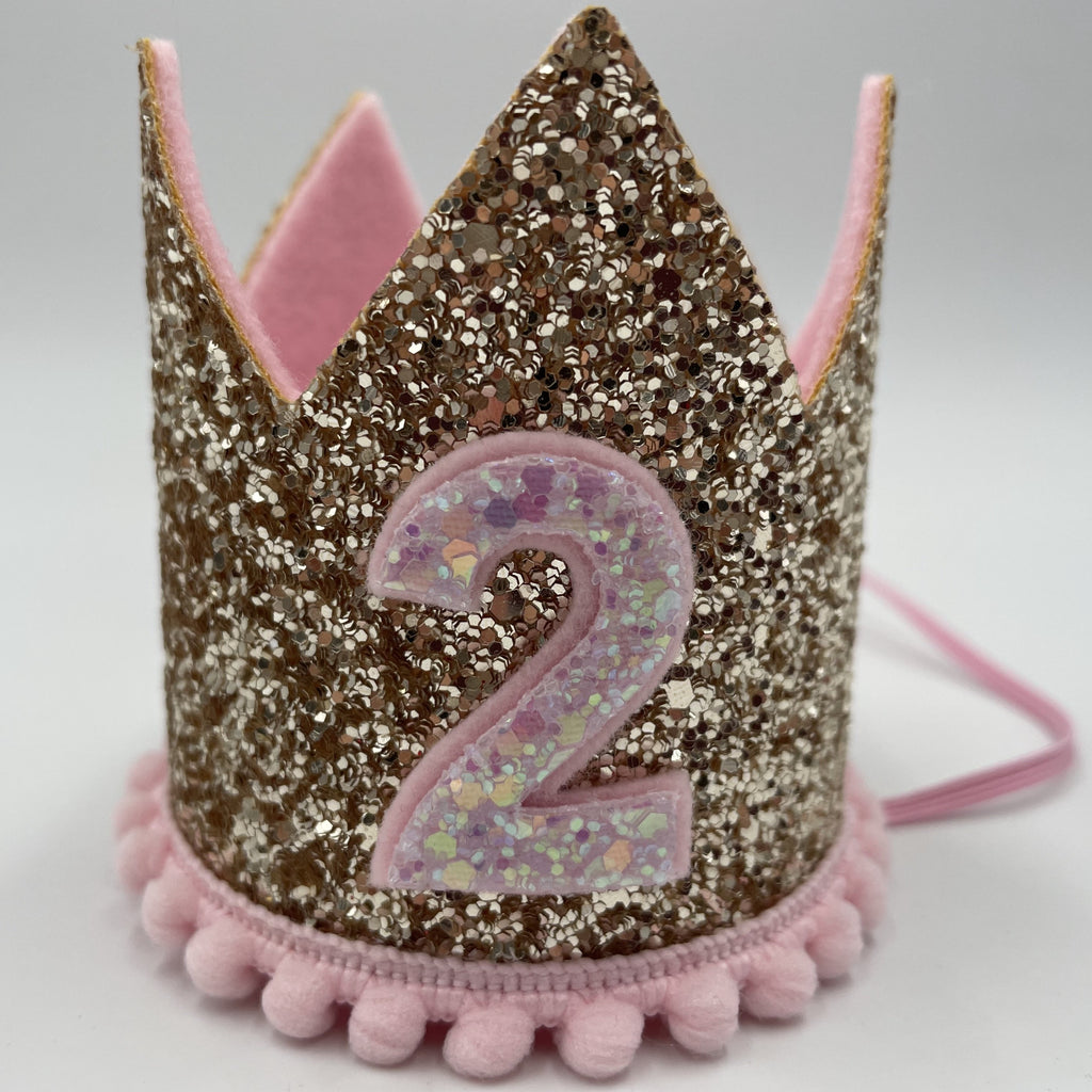 Birthday Crown | Pale Gold Pink | 2