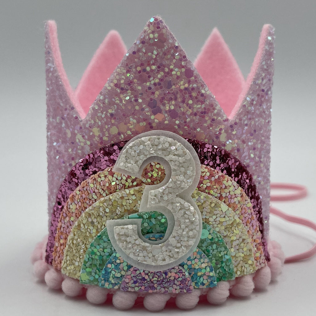 Birthday Crown | Pastel Rainbow | 3