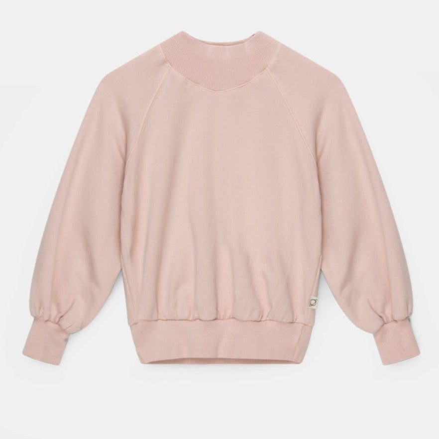 Organic Raglan Sweatshirt | Soft Pink