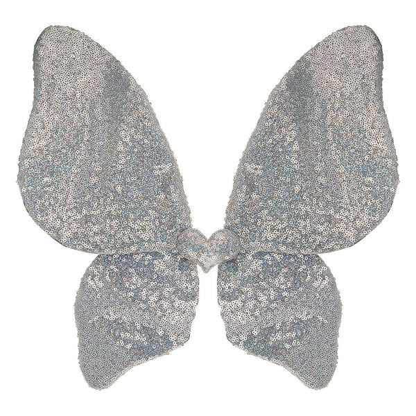 Sparkle Sequin Wings | Silver