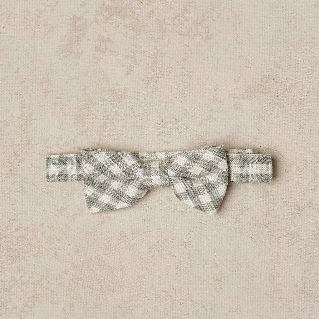 Bow Tie | Dusty Blue Gingham