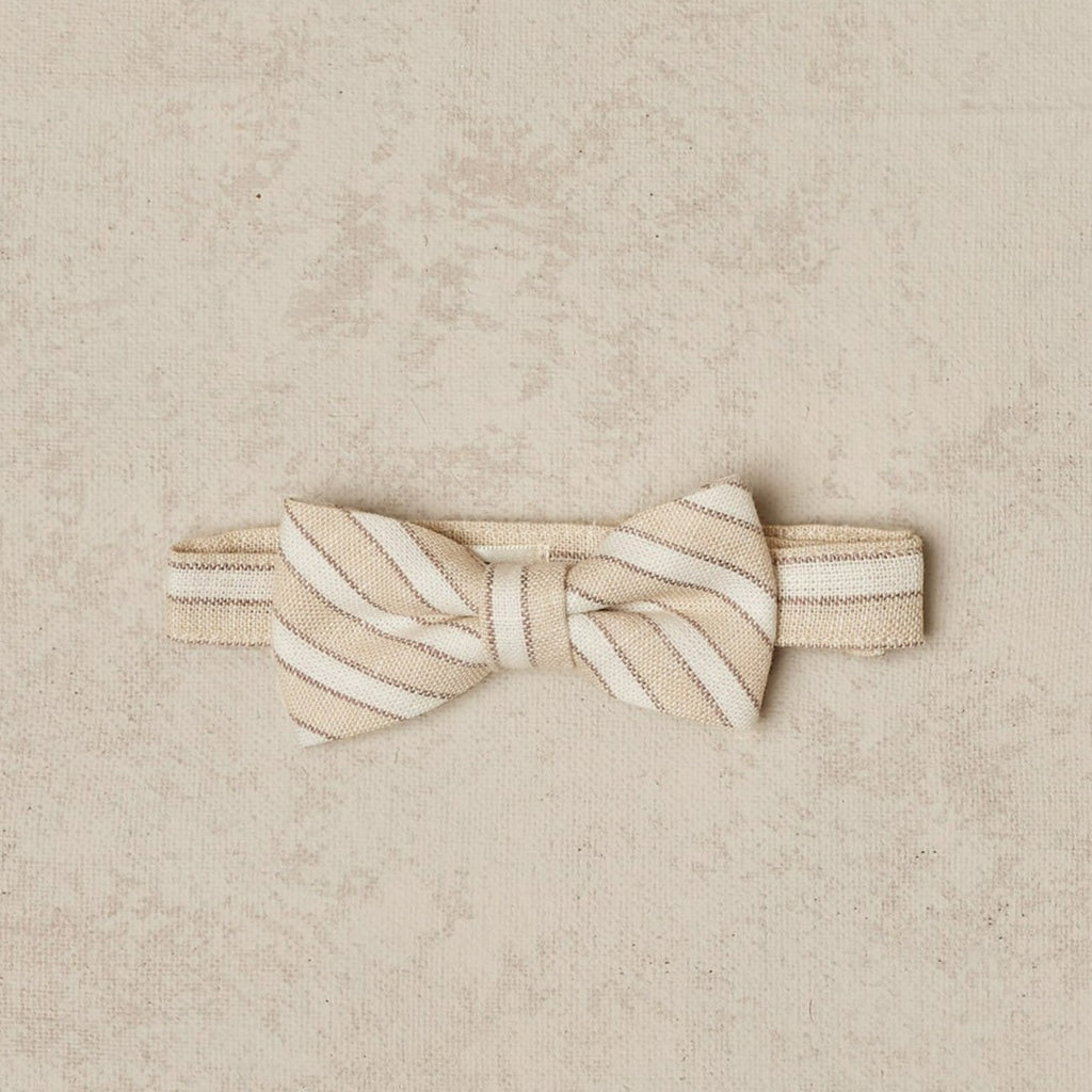 Bow Tie | Ecru, Cafe Stripe