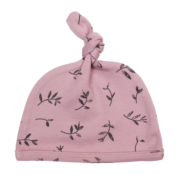 Printed Top Knot Hat | Blossom Flower