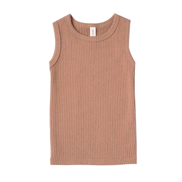 Ribbed Tank With Bloomer Set | Terracotta