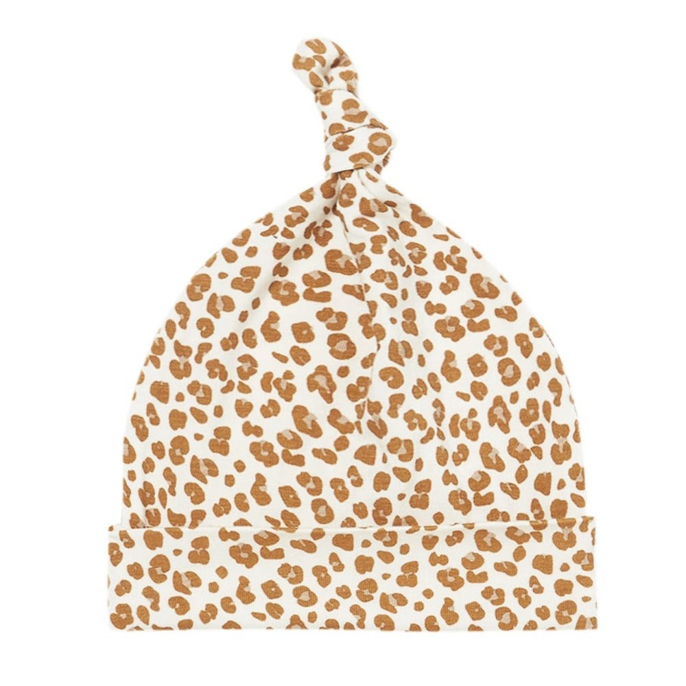 Knotted Baby Hat | Cheetah