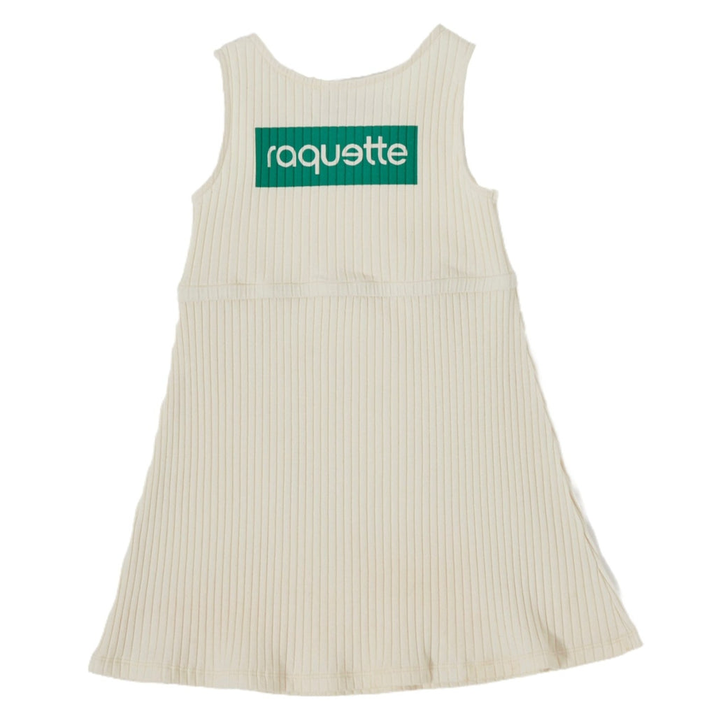 Baseline Rib Tennis Dress | Cream White Baseline Rib Tennis Dress | Cream White