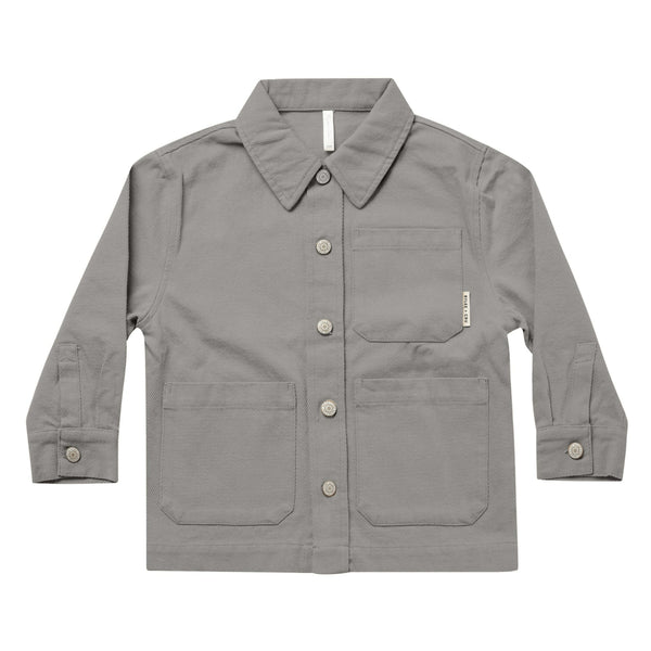 Linen Overshirt | Slate