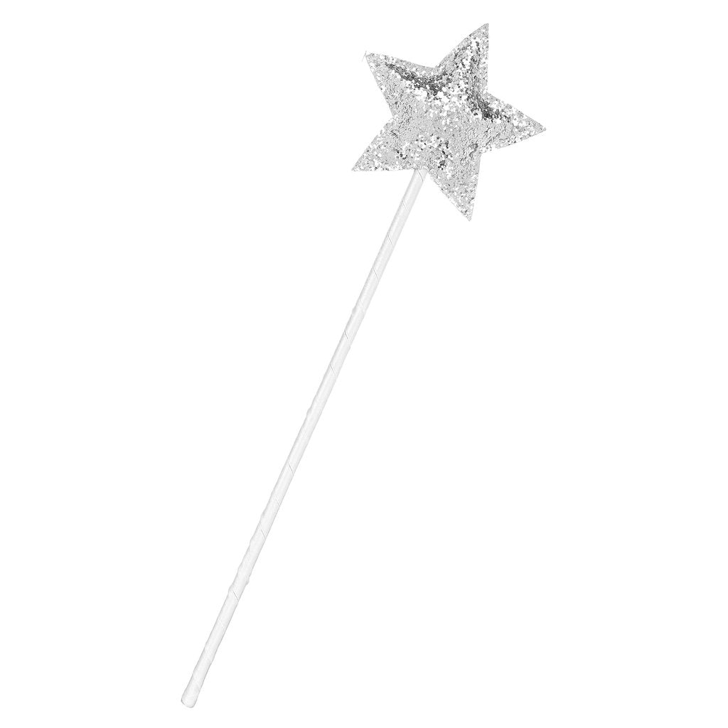 Glitter Star Wand | Silver