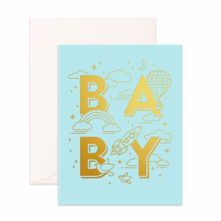 Greeting Card | Baby | Aqua