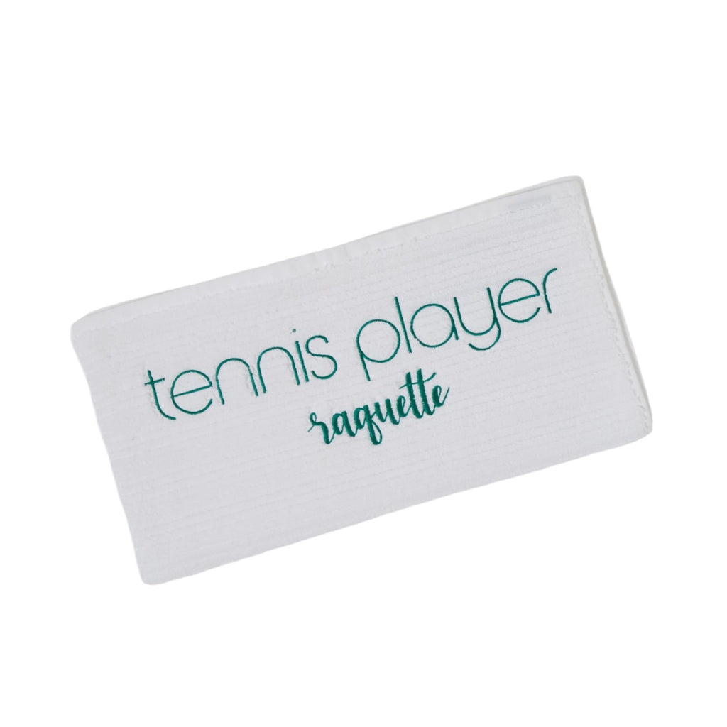 Tennis Player Towel | Raw White