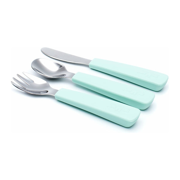 Toddler Feedie Cutlery Set | Minty Green