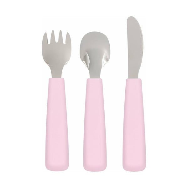 Toddler Feedie Cutlery Set | Powder Pink