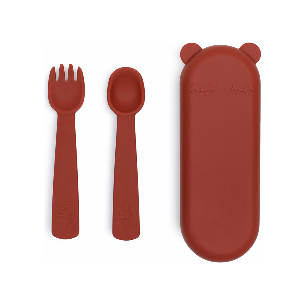 Feedie Fork & Spoon Set | Rust