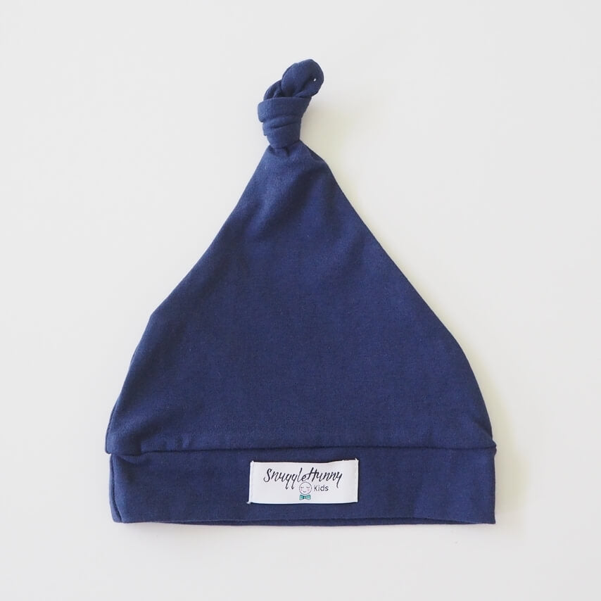 Knotted Beanie | Navy