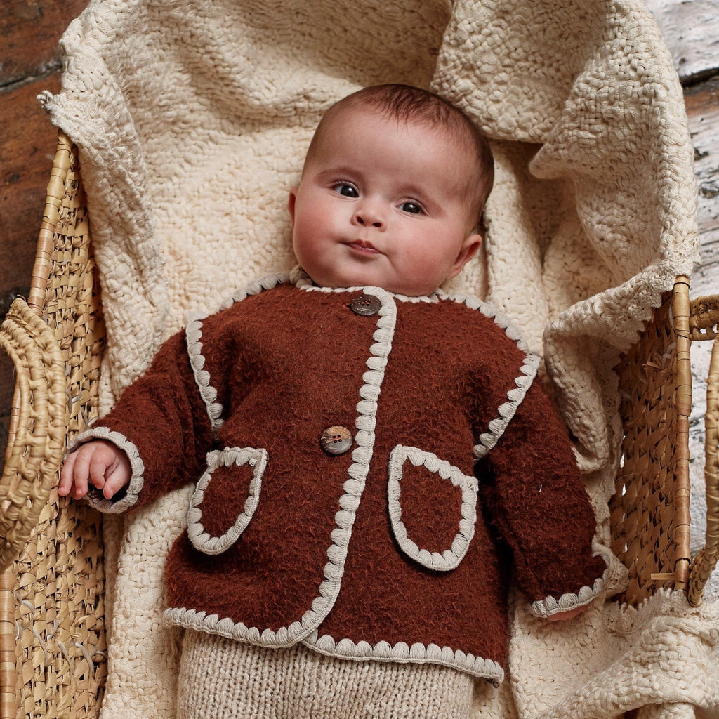Astrid Baby Coat | Pecan Crochet