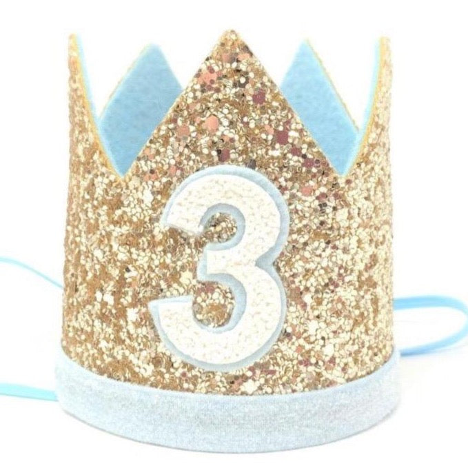 Blue & White Birthday Crown | 3