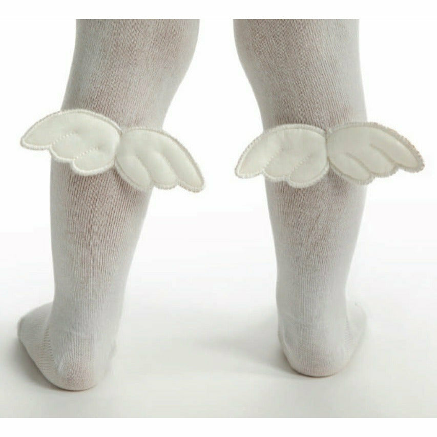 Tights With Wings | White